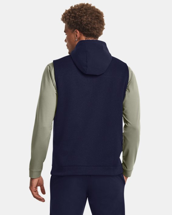 Men's UA Storm SweaterFleece Vest, Blue, pdpMainDesktop image number 1